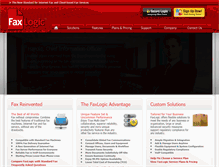 Tablet Screenshot of faxlogic.com