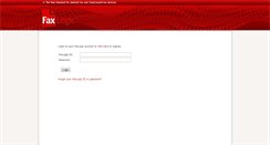 Desktop Screenshot of login.faxlogic.com